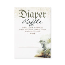 Tíquetes de jogos de Chá de fraldas Raffle, Fralda