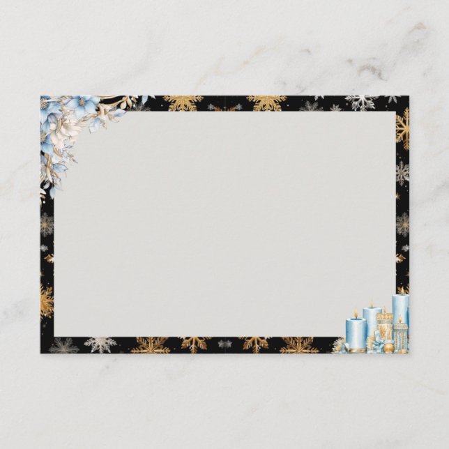 Cartão De Informações Toast at Midnight Vazio Recipiente Card (Frente)