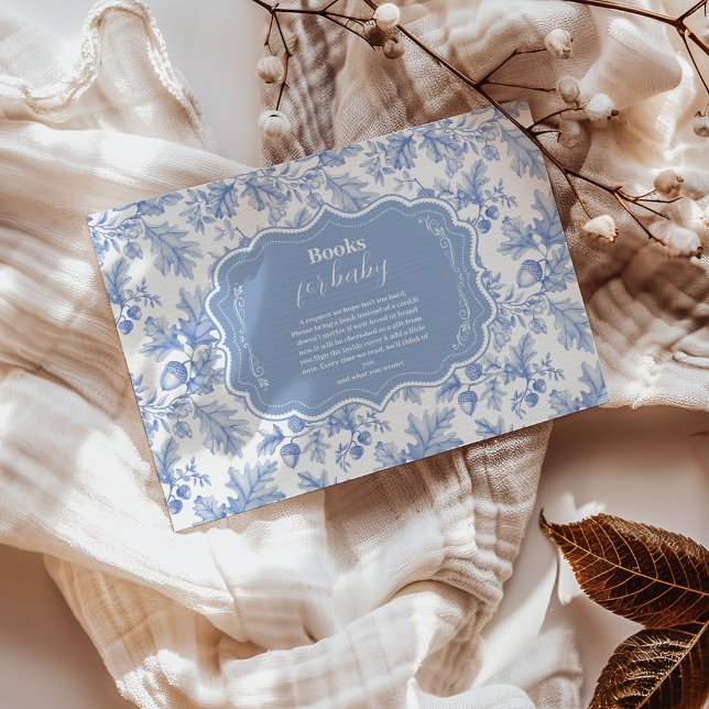 Cartão De Informações Toile De Jouy Woodland Livros para Bebê (Criador carregado)