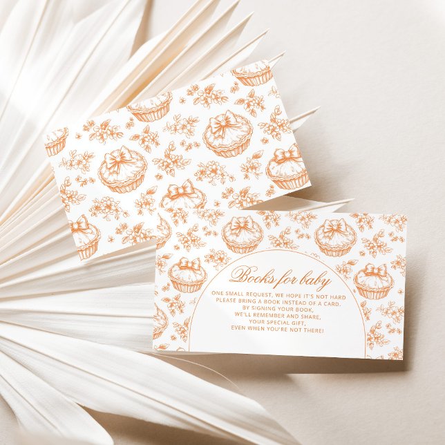 Cartão De Informações Toile Litte Cutie Pie Books para aranha bebê (Criador carregado)