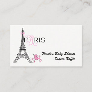 Cartão De Informações Torre Eiffel Arco Íris Paris França Rifas de Frald