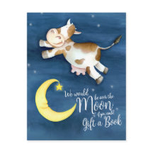 Traga uma vaca chá de fraldas de livro sobre a art