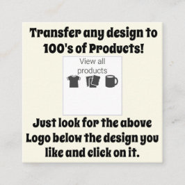 Cartão De Informações Transferir informações do Design