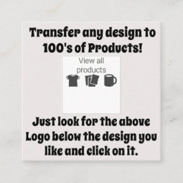 Cartão De Informações Transferir informações do Design