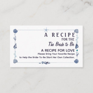 Cartão De Informações Tudo o que Vejo é Amor Chá de Noiva Aquarela Conch