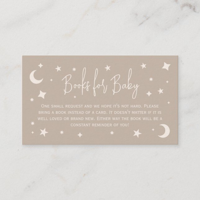 Cartão De Informações Twinkle Twinkle Little Star Books for Baby (Frente)