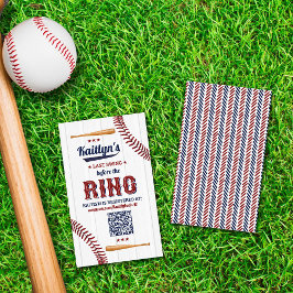 Cartão De Informações Último Balanço Antes do Ringue! Chuveiro de Noiva
