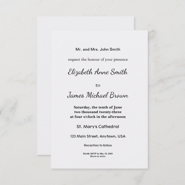 Cartão De Informações Ultra Light Gray Minimal Background (Frente/Verso)