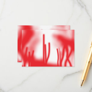 Cartão De Informações Um design gráfico apresentando negrito vermelho e 