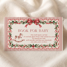 Um Livro de Chá de Bebê de Natal Alegre Para o Beb