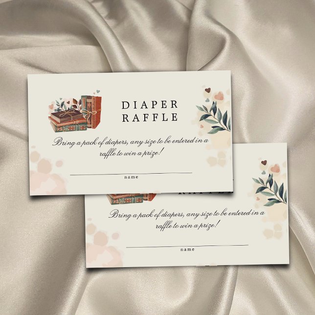 Cartão De Informações Um novo capítulo Fralda Raffle (Criador carregado)