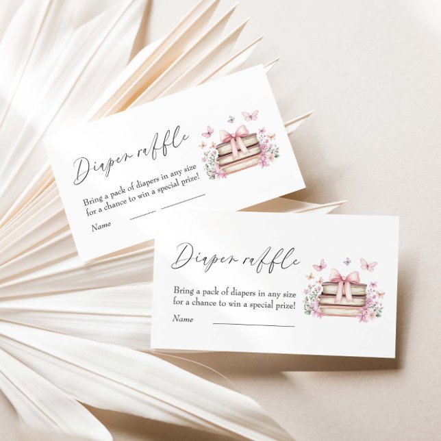 Cartão De Informações Um novo capítulo Fralda Raffle (Criador carregado)