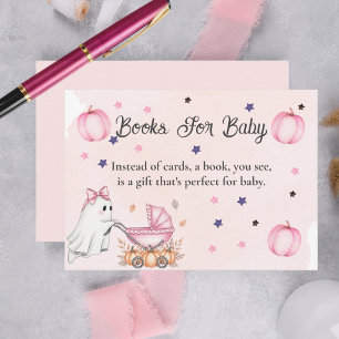 Cartão De Informações Um Pequeno Boo está Quase Chegando Livros para o B
