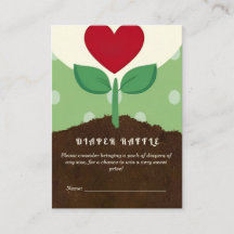 Um Pequeno Broto Está a Caminho Rifas de Fraldas