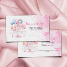 Um Pequeno Chá de fraldas de Raffle Fralda amoroso