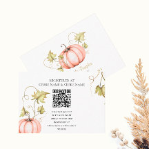 Um pequeno código QR de Chá de fraldas de Abóbora