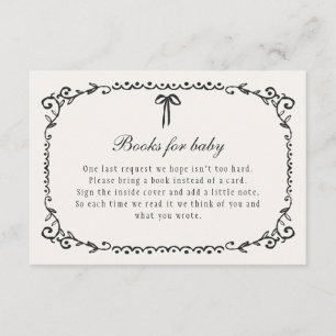 Cartão De Informações Um pequeno livro Black Arco Halloween Livros para 