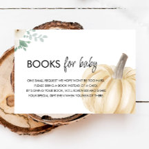 Um Pequeno Livro De Chás de fraldas De Abóbora