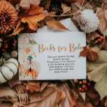 Cartão De Informações Um Pequeno Livro De Chás de fraldas De Abóbora<br><div class="desc">Adicione um toque de charme ao seu chá de fraldas com o nosso **A Little Pumpkin Chá de fraldas Book Request Enclosure Card**. Este cartão encantador convida os hóspedes a contribuir para a biblioteca do bebê trazendo um livro favorito em vez de um cartão, fazer-o como um presente significativo e...</div>
