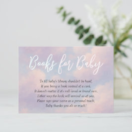 Cartão De Informações Um pequeno pedaço de livros do céu para o bebê