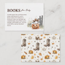 Um Pouco Boo' Livros de Halloween Western para Beb