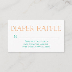 Cartão De Informações Um pouco de graça está no caminho da fralda