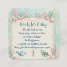 Under the Sea Animals Aquamarine Baby Shower