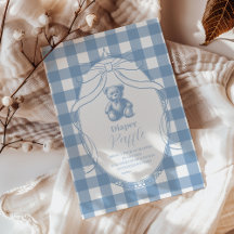 Ursinho de pelúcia Gingham Francês Sorteio de Fral