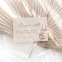 Urso com Fralda de Balões Raffle