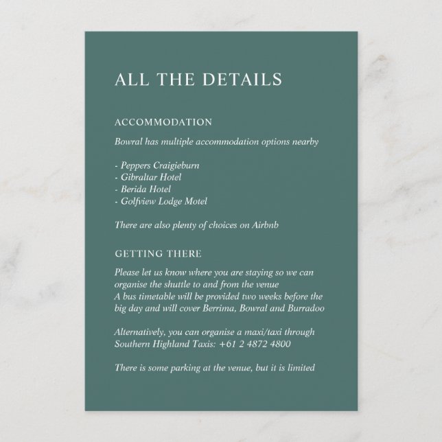 Cartão De Informações V6 Watercolor ChloeNick #466D69 detalhes (Frente)