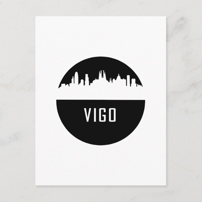Cartão De Informações Vigo | cities of Spain (Frente)