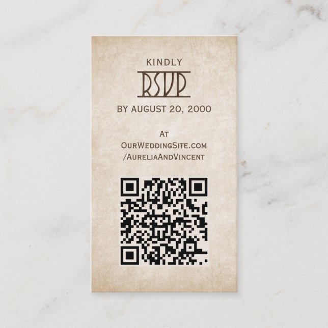 Cartão De Informações Viking Celtic Gamer Wedding (Frente)