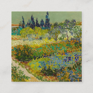Cartão De Informações Vincent Van Gogh Garden em Arles