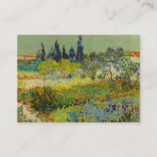Cartão De Informações Vincent Van Gogh Garden em Arles