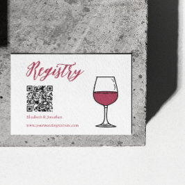 Cartão De Informações Vino Antes Do Chá de panela Do Vows