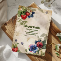 Vintage Berry Sweet Wilry Berries Diapper Raffle
