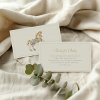 Vintage Carousel Horse Watercolor Books para bebê