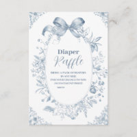Vintage Dusty Blue Arco Raffle Diapper
