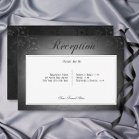 Vintage - Recepção de Casamento tema damasco Preto
