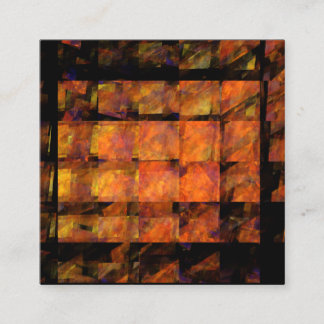 Cartão De Informações Wall Abstrato Art