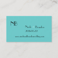 Website de Casamento Turquesa Moderno