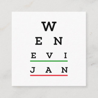 CARTÃO DE INFORMAÇÕES WEN EVIJAN