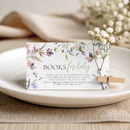Cartão De Informações Wildflower Books for Baby Card