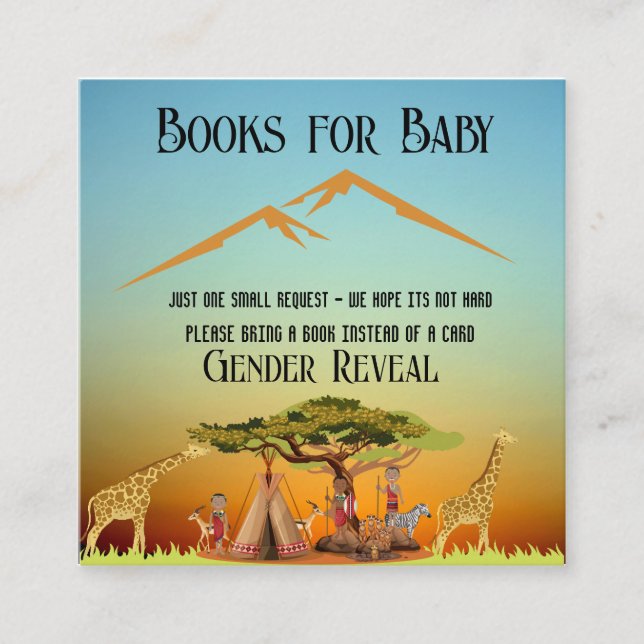 Cartão De Informações Wildlife Mountain Enclosure Card (Frente)