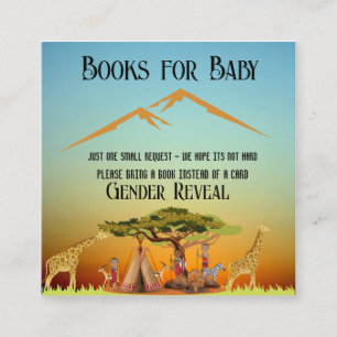 Cartão De Informações Wildlife Mountain Enclosure Card