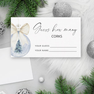 Cartão De Informações Winter Arco Ball adivinha quantas jogadas de futeb