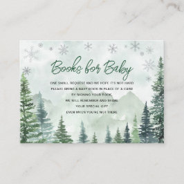 Cartão De Informações Winter Forest Books for Baby