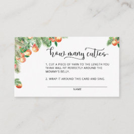 Cartão De Informações Winter Little Cutil Adivinha Quantas Cuecas