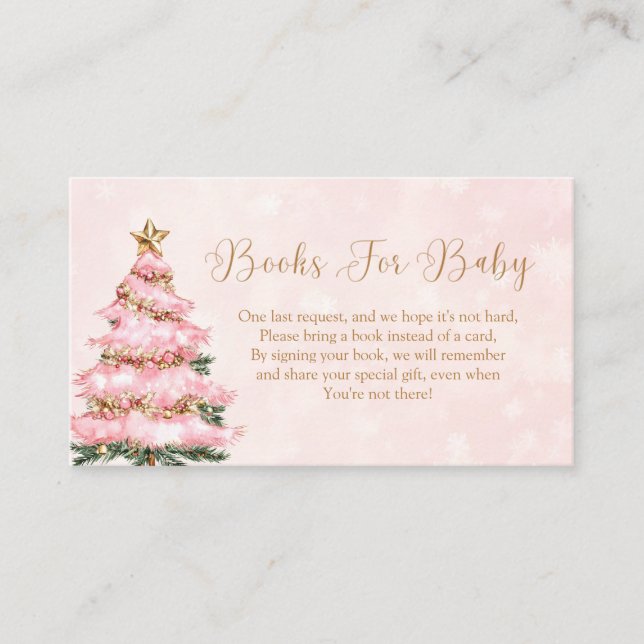 Cartão De Informações Winter Pink Baby Its Cold Outside Books For Baby (Frente)