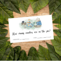 Woodland - chá de fraldas adivinha quantos doces